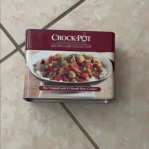 Crock-Pot Recipe Card Collection - Red